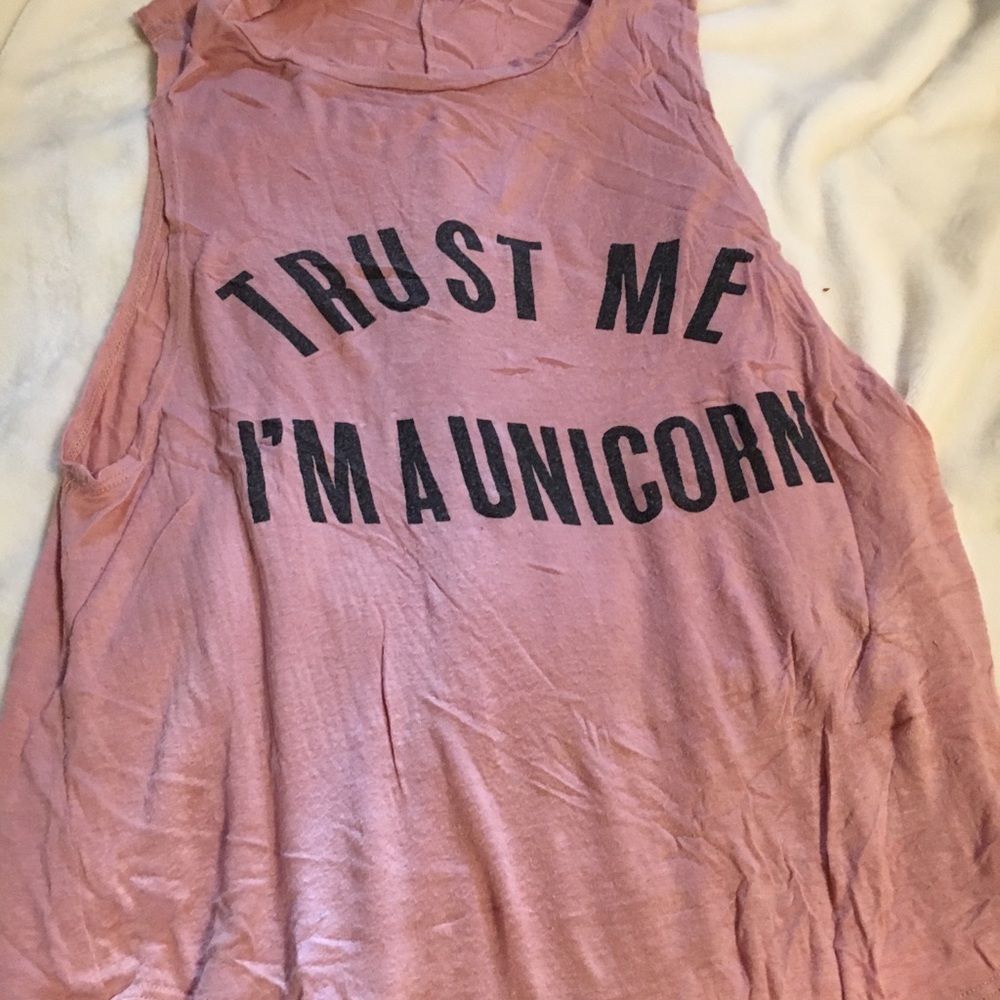 “Trust me I’m a unicorn” tank top